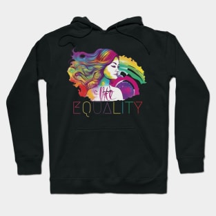 Unity, Equality, Vote: Women's Strength Hoodie